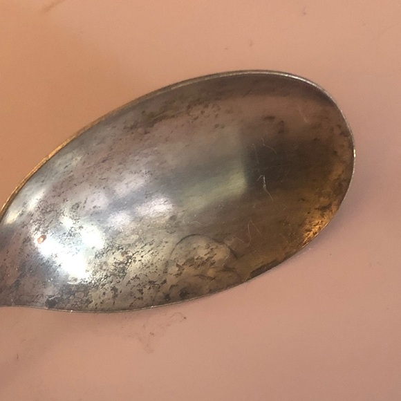 Vintage Serving Tongs - EPNS- perfect for your collection - tarnished . Used - Picture 6 of 8